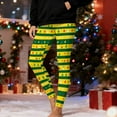thumbnail image 2 of Posijego Women's Christmas Leggings High Waist Workout Yoga Pants Color Block Stretch Athletic Gym Leggings, 2 of 8