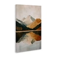 thumbnail image 3 of Stupell Industries Terracotta Reflection Abstract Mountains Canvas Wall Art, design by Petal Prints Design, 3 of 7