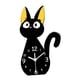 thumbnail image 3 of Reloj de pared con diseño de gato, reloj de mesa, moderno reloj de escritorio decorativo para cocina, comedor interior, habitación infantil, regalo de, 3 of 9