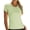 Green, variant on Womens Tops Compression Shirts Short Sleeve Crewneck Athletic Nylon Workout Tops Yoga Gym Tee Shirts on Sale
