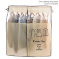 thumbnail image 1 of Moyic - Bolsa para colgar ropa, armario, abrigo, bolsa de almacenamiento, organizador con transparente Cubiertas para muebles de jardín beige Moyic HA004012-02, 1 of 6
