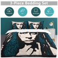 thumbnail image 5 of Lil wayne Classic Feel Thread Line Comfort Touch Secure Zip Practical Layer Duvet Cover Sets Habit, 5 of 5