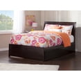 thumbnail image 2 of Portland Platform Bed with Flat Panel Foot Board and Twin Size Urban Trundle Bed, Multiple Colors, Multiple Sizes, 2 of 5