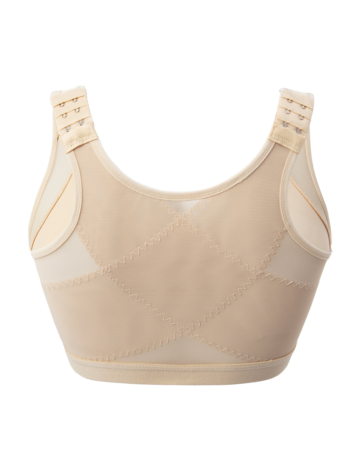LELINTA Women's Comfort Lift Front Close Back Support Posture Bra Full