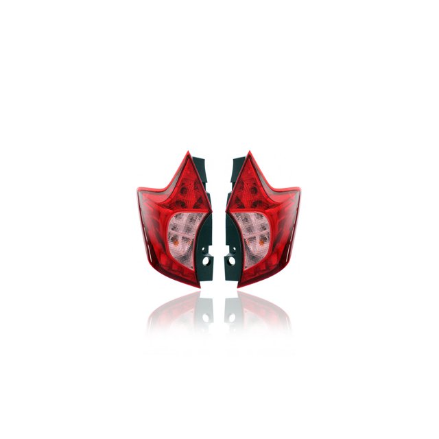 Tail Light Assembly - Compatible/Replacement for '14-19 Nissan Versa Note Hatchback - Pair, Left Driver + Right Passenger Set - 265503WC0A, 265553WC0A - CAPA