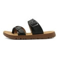 thumbnail image 2 of LAVRA Womens Footbed Sandals Double Buckle Slides, 2 of 5