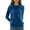 Blue, variant on Womens Sweaters Womens Fall Tops Elegant Lace Crewneck Pullover Sweater Long Sleeve Knitted Top for Autumn Winter Casual Tunic Blouse Soft Comfortable Daily Wear