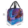 thumbnail image 3 of Easygdp Capybara Bathtub Fun Bolsa Térmica Premium - Tela Oxford Impermeable, Gran Capacidad, Bolsillo Frontal, Unisex para Trabajo, Escuela, Actividades al Aire Libre y Picnics, 3 of 8