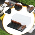 thumbnail image 6 of LeeQinersw 1/64 Diecast Car Display Case Car Parking Scene for Sports Car Vehicle Decor Rose red shrub, 6 of 9