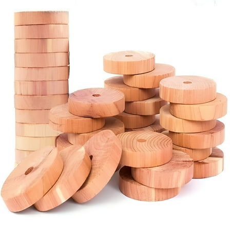 QARUN Long Lasting Cedar Wood Insect Repellent,Wardrobes,30 Count