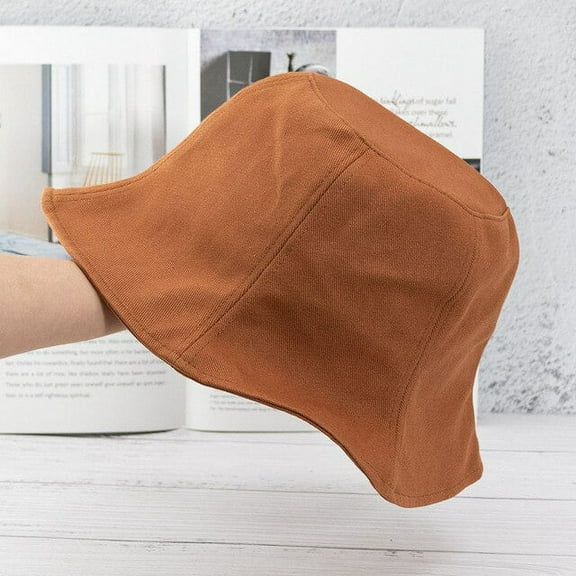 COCOpeaunt Fashion Falbala Cotton Bucket Hats Women Sunscreen Panama Hat Female Sunbonnet Outdoor Fisherman Hat Beach Cap Autumn Travel Hat