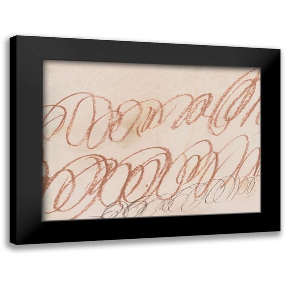 Parker, Jennifer Paxton 14x12 Black Modern Framed Museum Art Print Titled - Squiggles I