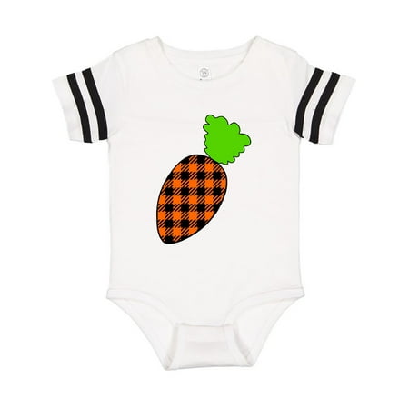 

Inktastic Orange Easter Carrot in Plaid Gift Baby Boy or Baby Girl Bodysuit
