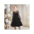 thumbnail image 2 of Sunny Fashion Girls Dress Black Lace A Line Mesh Formal Party Birthday Special Occasion 14 Years, 2 of 7