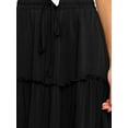 thumbnail image 4 of UKAP Boho Long Skirts for Womens Summer Beach Maxi Skirt Loose Pleated Casual Flowy Skirts, 4 of 4