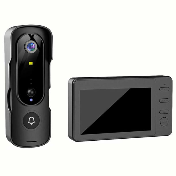 Intercomunicación Bidireccional La Voz Del Timbre Video Inalámbrico Ángulo 120 Grados