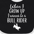 thumbnail image 4 of Inktastic Future Bull Rider Rodeo Boys Baby Bib, 4 of 4