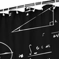 thumbnail image 3 of Math Equations Calculus Black Pattern Shower Curtain 72"x72" ,Bathroom Decorative Shower Curtains Set with 12 Hooks,Modern Waterproof Washable Shower Curtain, 3 of 6
