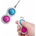 thumbnail image 1 of Fidget Simple Fossette Jouet, Porte-Clés Anti-Stress Jouet, Mini Jouet de Décompression Portable, Simple Fossette Fidget Popper Jouet, Jouet Sensoriel, 1 of 7