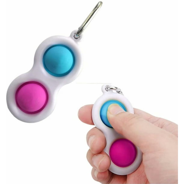 Star Keychain Simple Dimple Fidget Toy Pop It