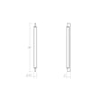thumbnail image 2 of Sonneman 3832.25-35 Keel 28" Wide Led Bath Bar - Black, 2 of 2