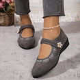 thumbnail image 2 of Busydd Women'S Shoes Trendy Solid Color Wedge Heel Dress Shoes for Women Comfortable Casual Round Toe Womens Slip on Shoes 6, 2 of 6