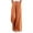 Orange, variant on Women's Solid Cotton High Waist Loose Relaxed Wide Leg Pants