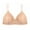 Skin Color, variant on Womens Lace Bralettes Adjustable Strap V Neck Everyday Bra
