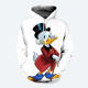 thumbnail image 3 of Nueva sudadera con capucha de dibujos animados de Disney para hombre, con estampado 3D del pato Donald, sudadera con capucha informal de moda urbana para hombre, 3 of 5