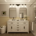 thumbnail image 2 of ACROMA Kiro 6-light Modern Farmhouse Black Bathroom Vanity Lights with UL Certified - 46'', 2 of 5
