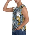 thumbnail image 3 of Picia Squirrel And Leaves mens Cotton Tank Undershirts , Moisture-wicking Ribbed Tanks, Lightweight Cotton Tank Undershirts-XX-Large, 3 of 8