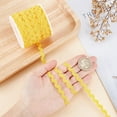 thumbnail image 3 of 27yard Rick Rack Trim Ribbon Light Orange Wave Sewing Bending Fringe Trim 0.2 inch, 3 of 9