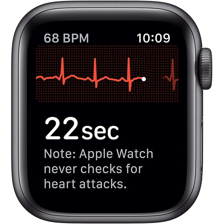 Apple Watch Series 4 (GPS, 44MM) - Space Gray Aluminum Case with Black  Sport Band (Renewed)