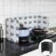 thumbnail image 3 of Protector de salpicaduras de cocina Modern Leaf Print Foldable Heat, 3 of 9