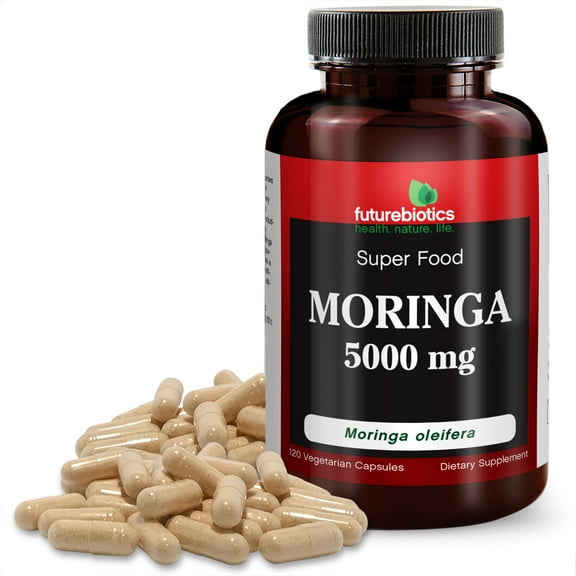 Futurebiotics Moringa with Essential Vitamins, Minerals & Antioxidants, 120 Vegetarian Capsules