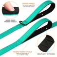 thumbnail image 3 of CNKOO Heavy Duty Double Handle Dog Leash with Reflective Strips for Night Safety - Large & Extra Large Breed Dog Walking & Training, 3 of 7