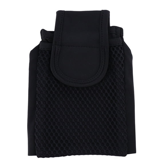 Bolsa de brazo para correr, práctica bolsa para guardar el teléfono, deportiva, elástica, para fitness (negra, talla S, para 18-25 cm)