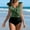 Army Green, variant on TODOZO One Piece Swimsuit Women Tummy Control Slimming Cheeky Modest 2025 Trendy Swim Suits for Women 2025 Bathing Suit for Women One Piece Slim Fit Cute Swimsuit with Chest Pad Without Brackets Plea