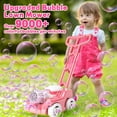 thumbnail image 6 of JBeeCtrl Bubble Machine Bubble Lawn Mower for Kids Toddlers Automatic Push Toys Summer Outdoor Toys Bubble Maker for Boys Girls 3-6 Years（Pink）, 6 of 8
