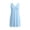 1_Light Blue, variant on Plus Size Summer Dresses for Women Casual Solid Loose V Neck Sleeveless Midi Sundress