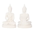 thumbnail image 1 of Peahefy Statue de Bouddha, Grès + Résine, pour Décoration de Table, 1 of 8