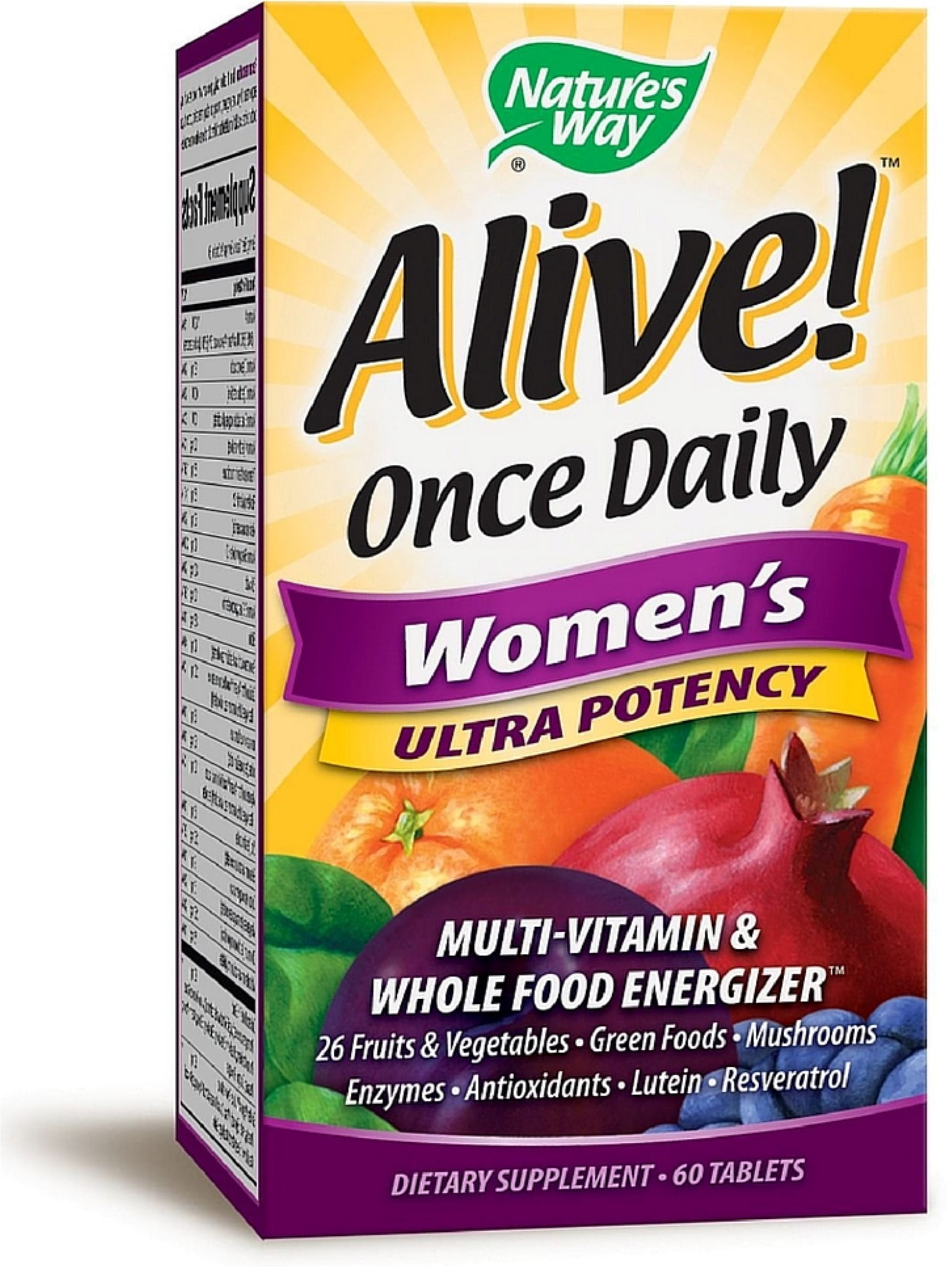 Women Energie Multivitamin Multimineral 50 Tabletten Ergänzu Nature's Way Alive 