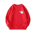 thumbnail image 1 of Chandail en Molleton Graphique Mignon pour Fille, Col Rond, Manches Longues, 1 of 6