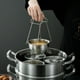 thumbnail image 4 of Cuenco para huevos al vapor de acero inoxidable 304 con tapa, cuenco para guiso de una sola capa, cuenco para arroz al vapor para restaurante y hotel, cuenco para sopa, 4 of 5