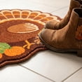 thumbnail image 7 of Thanksgiving Turkey Shaped Doormat 23.6x17.7in - Non-Slip Entryway Rug for Kitchen Front Door Harvest Decor, 7 of 7