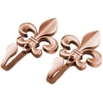 thumbnail image 2 of 2 ganchos para cortinas de pared en metal grabado estilo vintage, perchero decorativo, 2 of 5