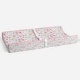 thumbnail image 3 of Bacati - Muslin Quilted Changing Pad Cover, Little Dino Girls Pink/Fuchsia/Aqua/Orange, 3 of 9