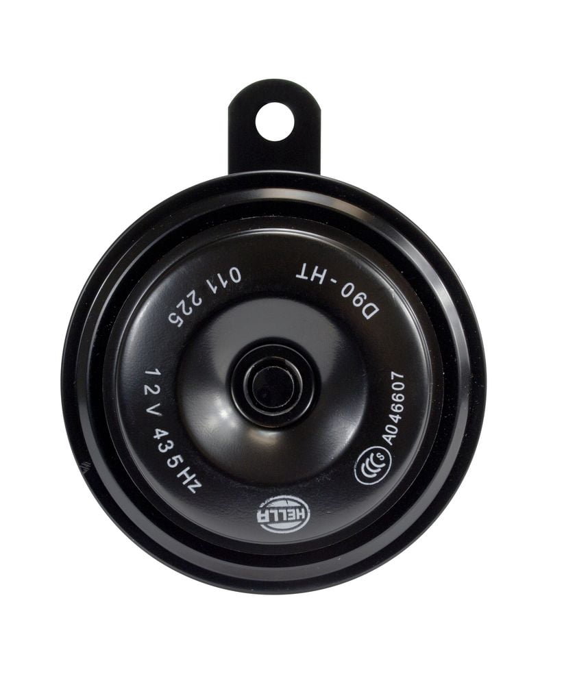 HELLA 012588071 Black 92mm 12V Disc Horn (Ht Universal Fit-Single Blister Pack)