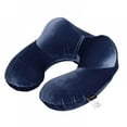 thumbnail image 2 of Lemetow U-Shape Inflatable Comfortable Travel Pillow for Airplane Inflatable Neck Pillow Travel  Pillows for Sleep Home Textile  4 Colors, 2 of 10