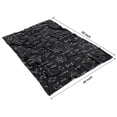 thumbnail image 4 of Math Equations Chemistry Symbols Black Pattern Blanket,Comfortable Soft Flannel Throw Blanket,All Season,Warm Lightweight Blankets for Sofa Bed Couch Living Room Chair,40"x50", 4 of 4